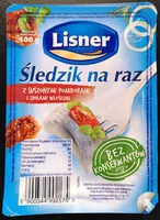 Quantité de sucre dans Śledzik na raz z suszonymi pomidorami i ziołami włoskimi