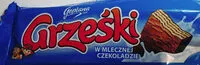 İçindeki şeker miktarı Grzeski - Milk Chocolate Coated Wafer Bar With Milk Chocolate