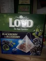 Suhkru kogus sees Blackberry & Blueberry Tea 20PK