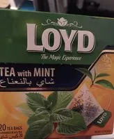 Suhkru kogus sees Loyd Tea With Mint 20 Tea Bags