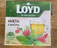 Suhkru kogus sees Mieta z malina