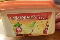 Sokerin määrä sisällä Ser topiony Emmentaler