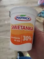 Amount of sugar in Śmietanka 30%