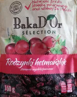 含糖量 Rodzynki hetmańskie bezpestkowe Thompson