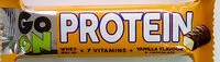 Suhkru kogus sees baton go on protein waniliowy