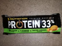 Suhkru kogus sees protein 33%