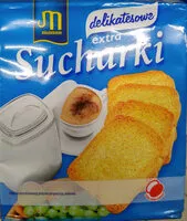 含糖量 Delikatesowe extra sucharki