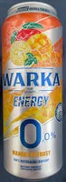 Quantité de sucre dans Warka energy 0,0% mango i cytrusy