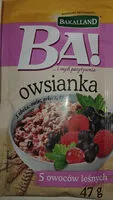Quantité de sucre dans Owsianka z 5 owocami leśnymi