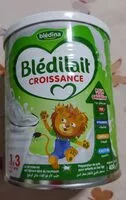 Quantité de sucre dans blédilait croissance