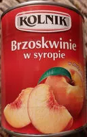 Suhkru kogus sees Brzoskwinie w syropie
