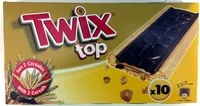 चीनी की मात्रा Twix Biscuit TOP x10