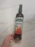 Suhkru kogus sees malina z kwiatem lipy