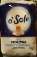 चीनी और पोषक तत्व O-sole