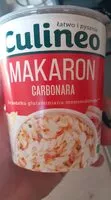 Suhkru kogus sees Makaron carbonara