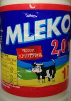 Amount of sugar in Mleko 2%