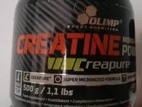 入っている砂糖の量 Creatine monohydrate creapure 500 G - Complément alimentaire