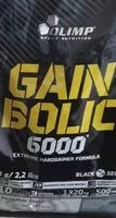 入っている砂糖の量 Gain bolic 6000