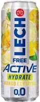 Amount of sugar in Lech free active hydrate mango i cytryna 0,0%