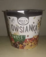 İçindeki şeker miktarı Owsianka owoce i orzechy