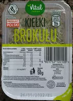 Suhkru kogus sees Kiełki brokułu