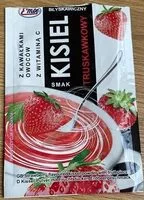 Zuckermenge drin Strawberry flavoured kissel powder with fruit pieces