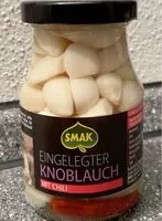 入っている砂糖の量 Eingelegter Knoblauch mit Chili