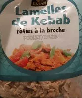 Quantité de sucre dans Lamelles de kebab