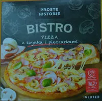 Suhkru kogus sees Pizza z szynką i pieczarkami