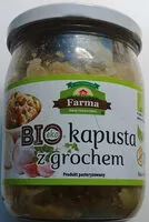 Suhkru kogus sees Bio kapusta z grochem