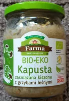 Suhkru kogus sees Kapusta zasmażana kiszona z grzybami leśnymi