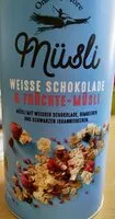 含糖量 Müsli weisse Schokolade & Früchte-Müsli
