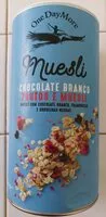 含糖量 Muesli Chocolate Branco Frutos e Muesli