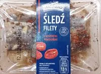 Jumlah gula yang masuk Śledź filety z suszonymi pomidorami