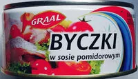 Suhkru kogus sees Byczki w sosie pomidorowym