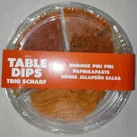 Quantité de sucre dans Table Dips - Trio scharf