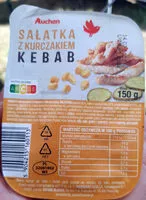 Zuckermenge drin Sałatka z kurczakiem kebab