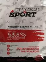 Sucre et nutriments contenus dans Chicks sports