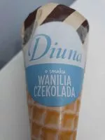Sokerin määrä sisällä Diuna lody wanilia czekolada