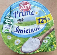 入っている砂糖の量 Śmietana 12%
