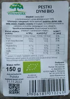 Sokerin määrä sisällä Pestki dyni