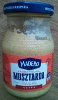 含糖量 Musztarda Sarepska ostra