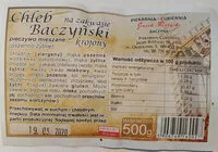 Sugar and nutrients in Piekarnia cukiernia jacek rożycki