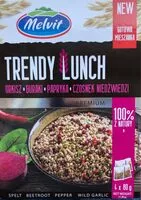 चीनी की मात्रा Trendy Lunch - Orkisz, Buraki, Papryka, Czosnek niedźwiedzi