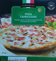 Cantidad de azúcar en Pizza Capricciosa