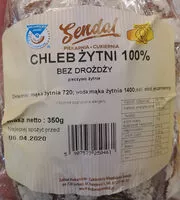 Sokerin määrä sisällä Chleb żytni bez drożdzy