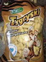 Sucre et nutriments contenus dans Tygryski