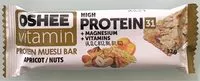 Zuckermenge drin Protein Muesli bar Apricot Nuts