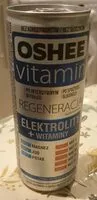 Sokerin määrä sisällä Oshee vitamin