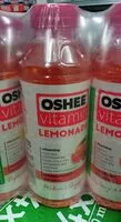 Sokerin määrä sisällä Oshee lemonade Malina